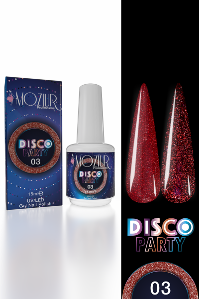 Kalıcı Oje UV/Led Disco Party 15ml DSC-03