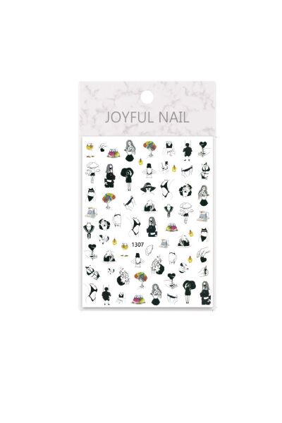 MOZIUR Tırnak Süsleme Etiketi Nail