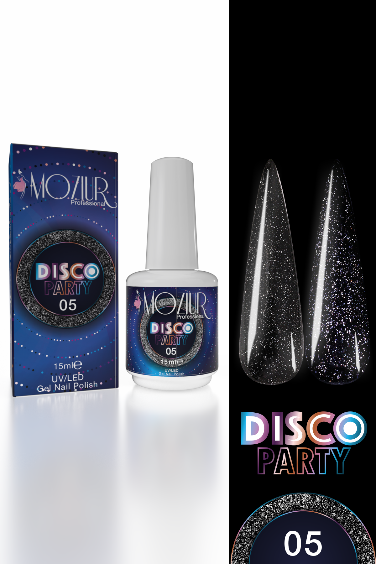 Kalıcı Oje UV/Led Disco Party 15ml DSC-05