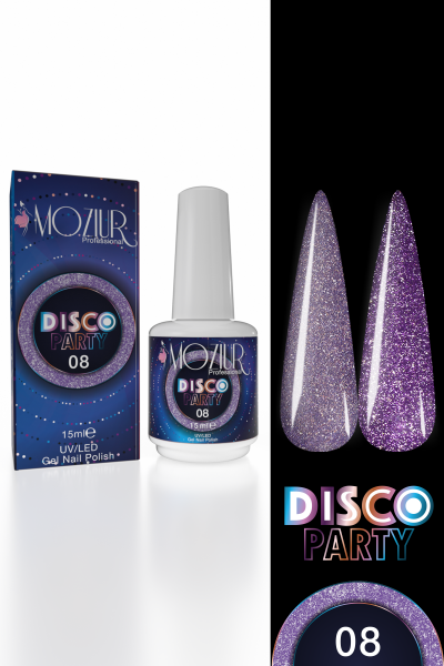 Kalıcı Oje UV/Led Disco Party 15ml DSC-08
