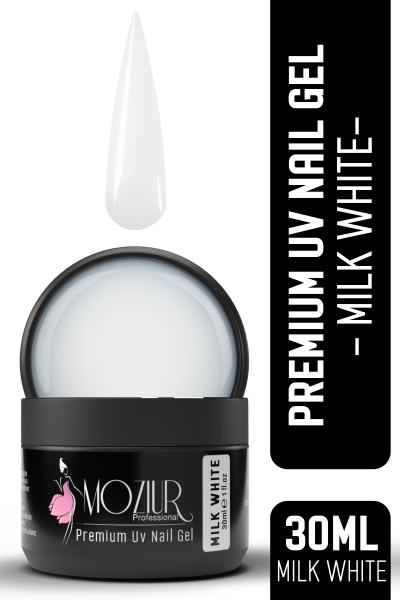 UV/ Builder Nail Jel Premium 30ml Milk White