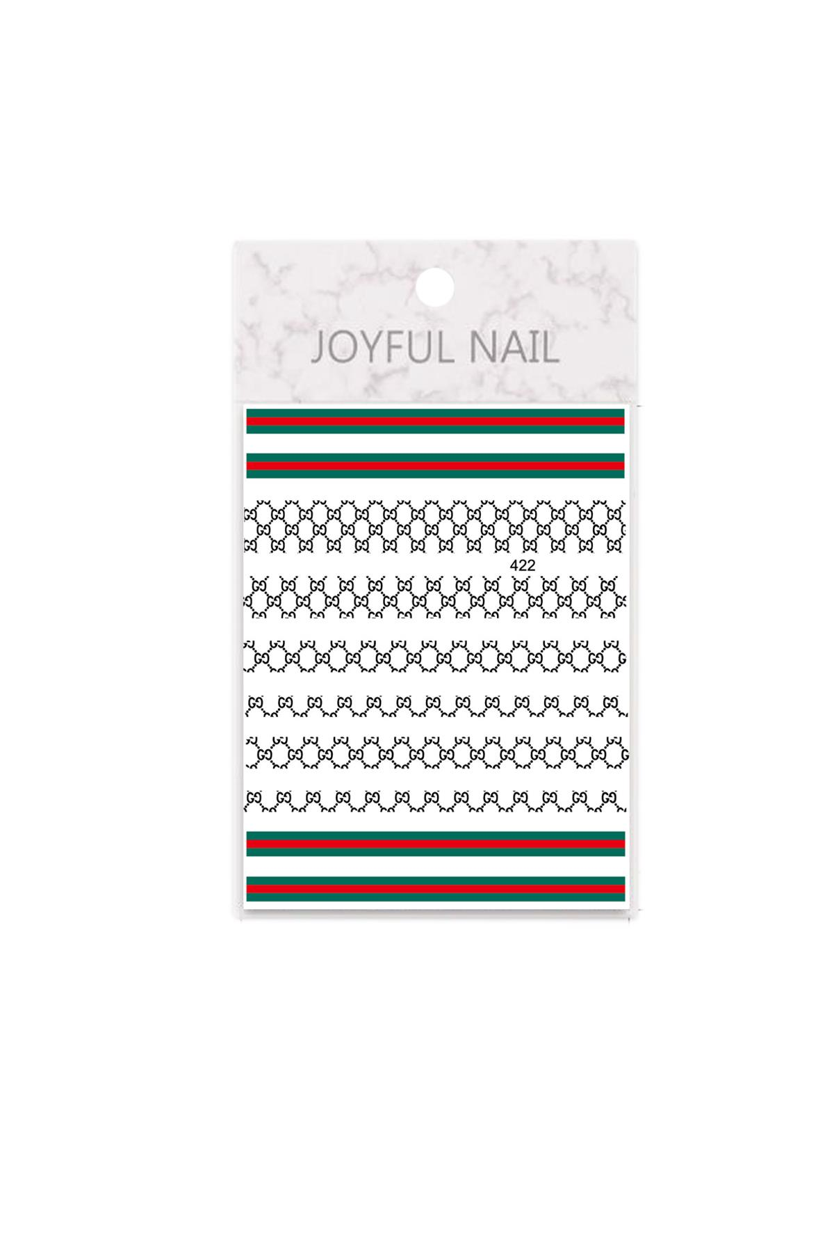 MOZIUR Tırnak Süsleme Etiketi Nail 422