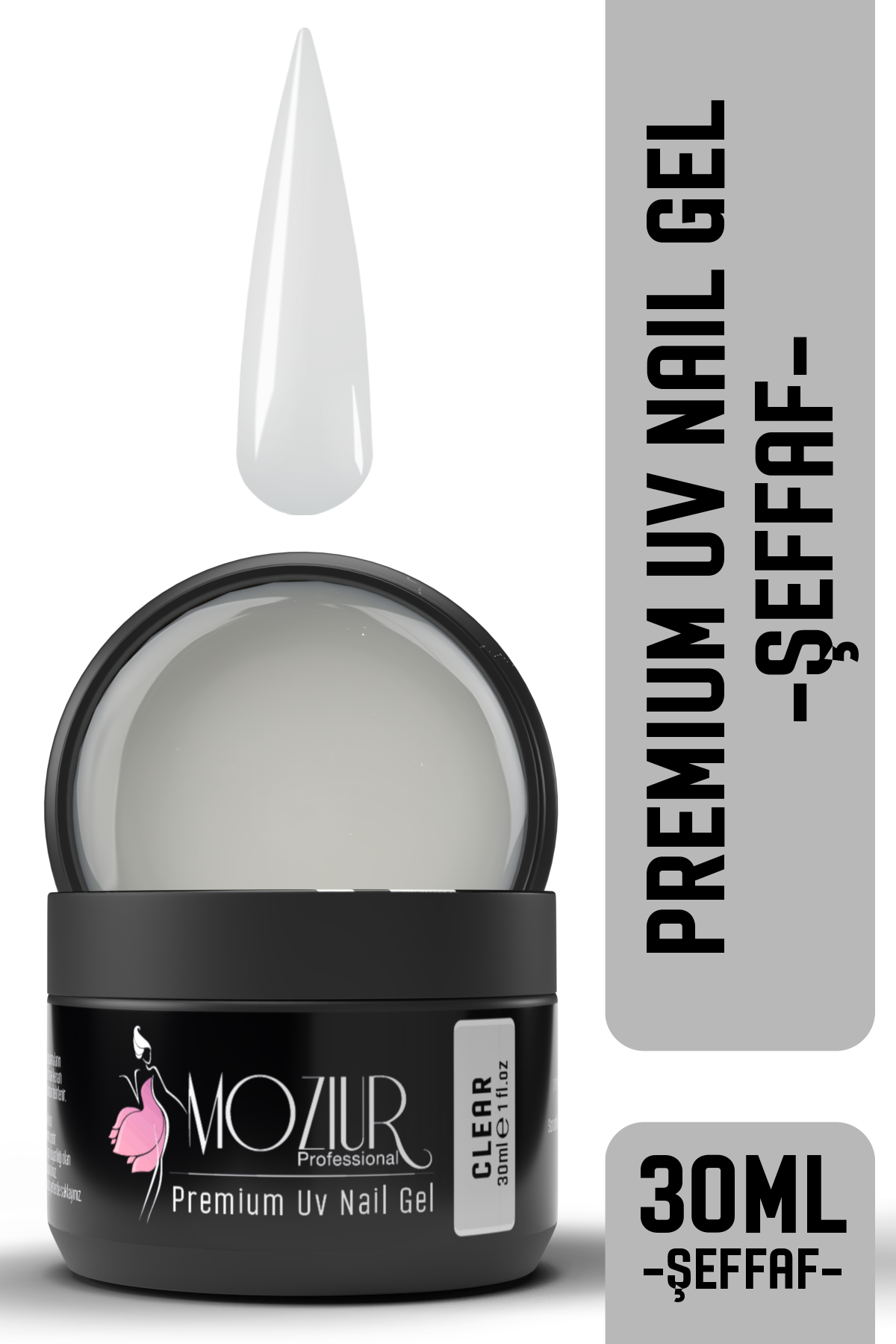 UV/ Builder Nail Jel Premium 30ml Clear