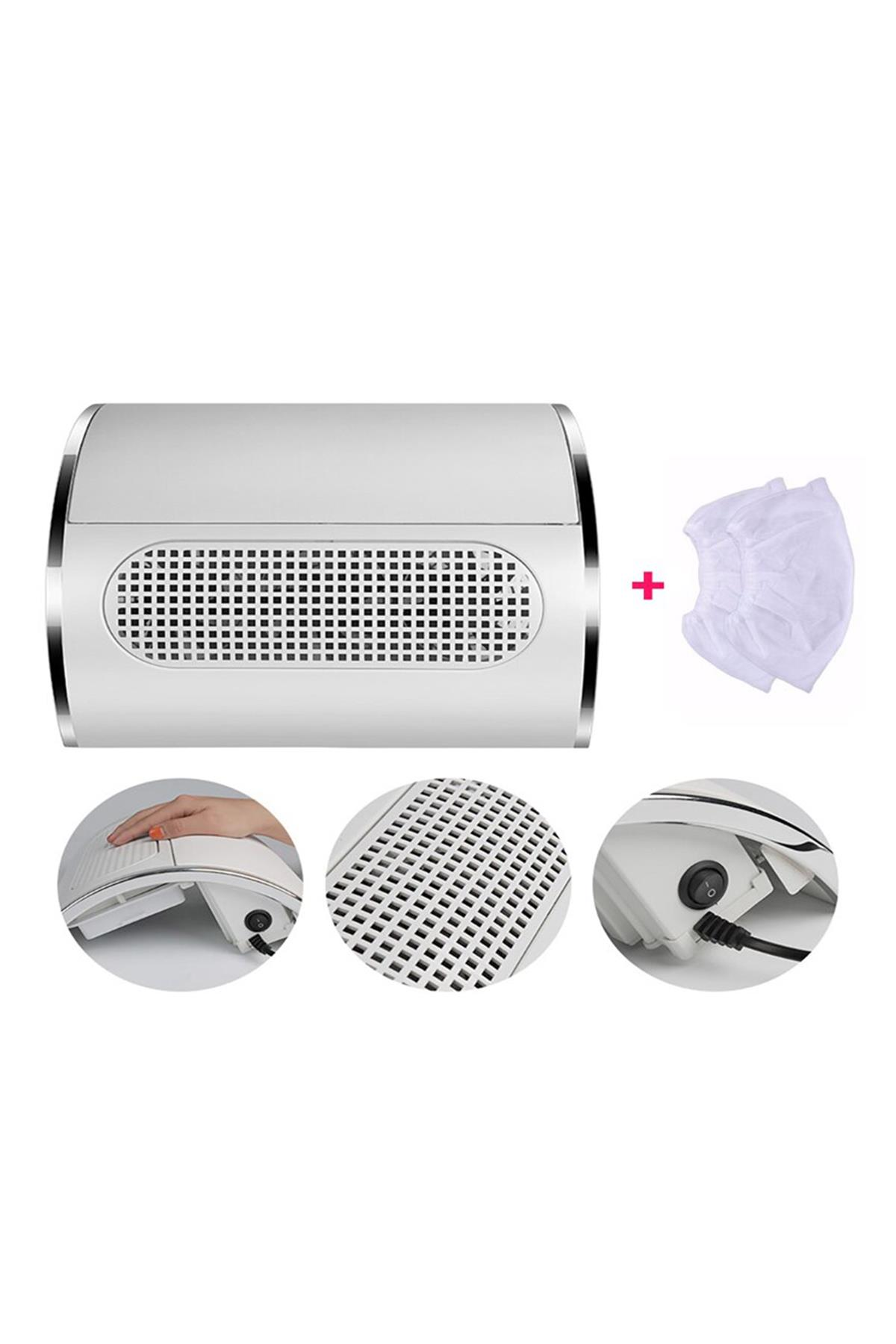 MOZIUR DS-100 3 Fanlı Protez Tırnak Toz Toplayıcısı 40W