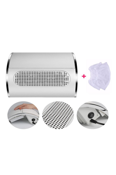 MOZIUR DS-100 3 Fanlı Protez Tırnak Toz Toplayıcısı 40W
