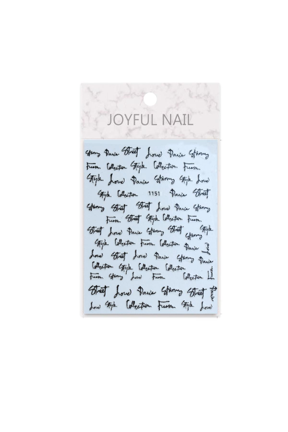 MOZIUR Tırnak Süsleme Etiketi Nail 1151