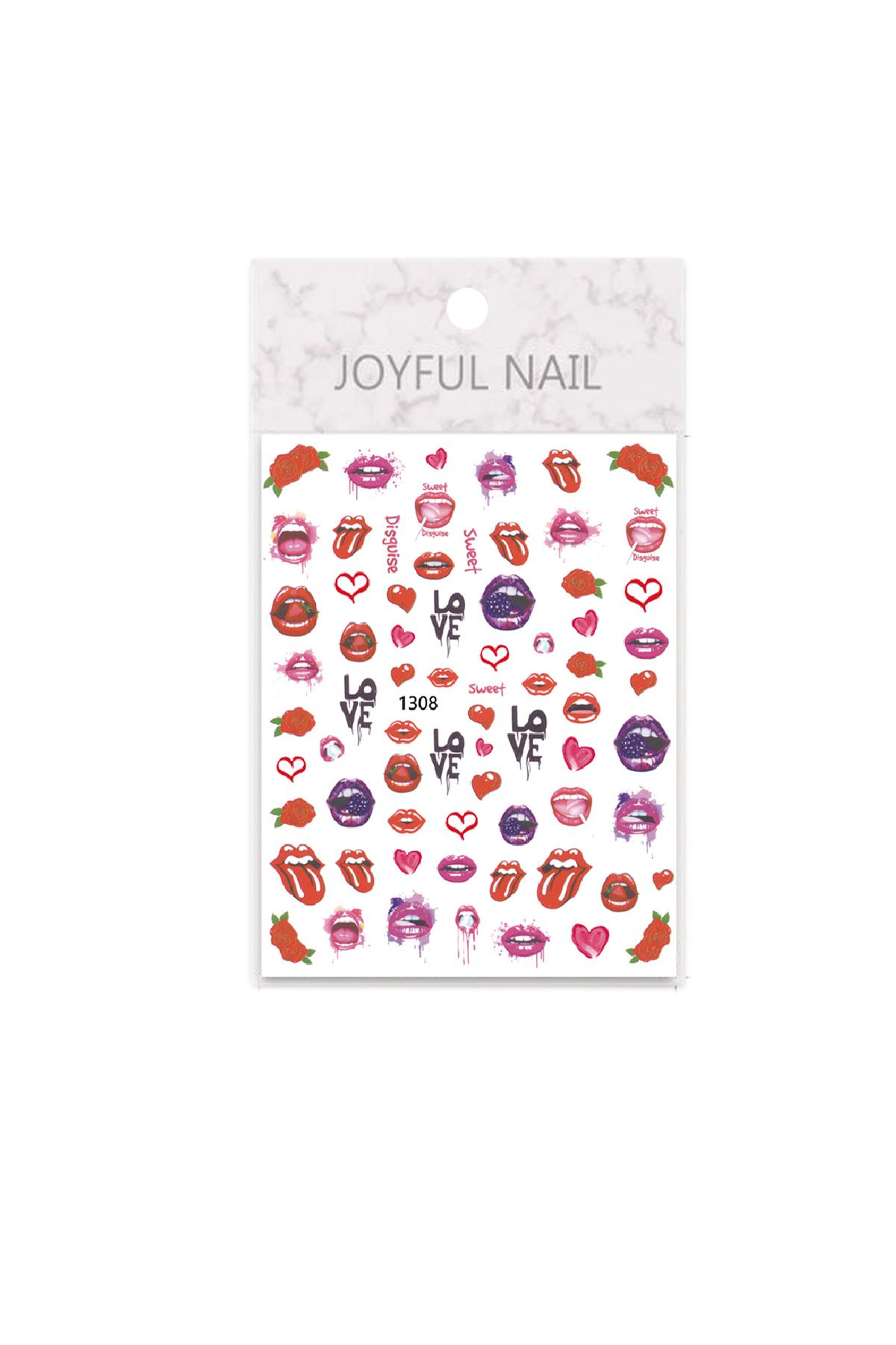 MOZIUR Tırnak Süsleme Etiketi Nail 1308