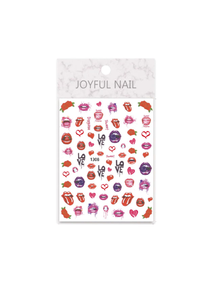 MOZIUR Tırnak Süsleme Etiketi Nail 1308