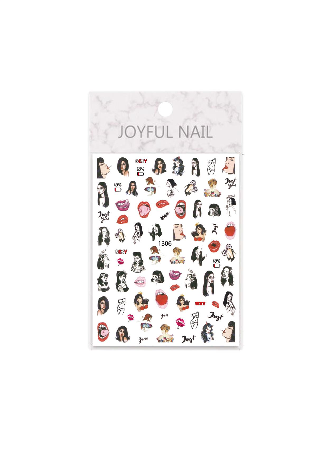 MOZIUR Tırnak Süsleme Etiketi Nail 1306