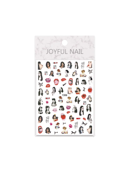 MOZIUR Tırnak Süsleme Etiketi Nail 1306