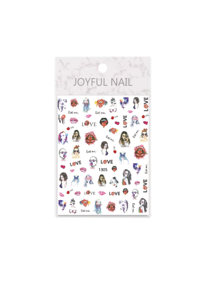 MOZIUR Tırnak Süsleme Etiketi Nail 1305