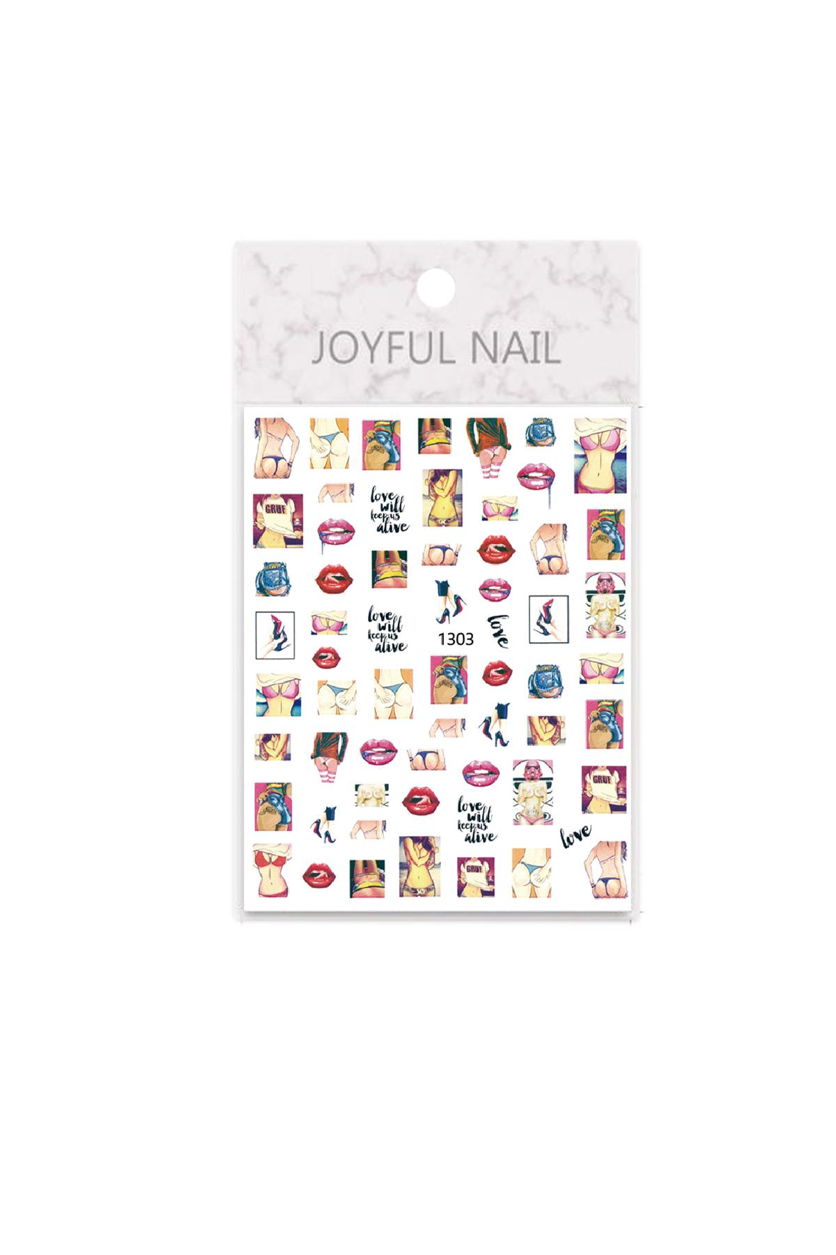 MOZIUR Tırnak Süsleme Etiketi Nail 1303