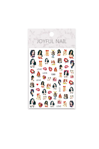 MOZIUR Tırnak Süsleme Etiketi Nail 1300