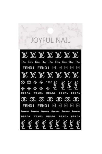 MOZIUR Tırnak Süsleme Etiketi Nail 1367