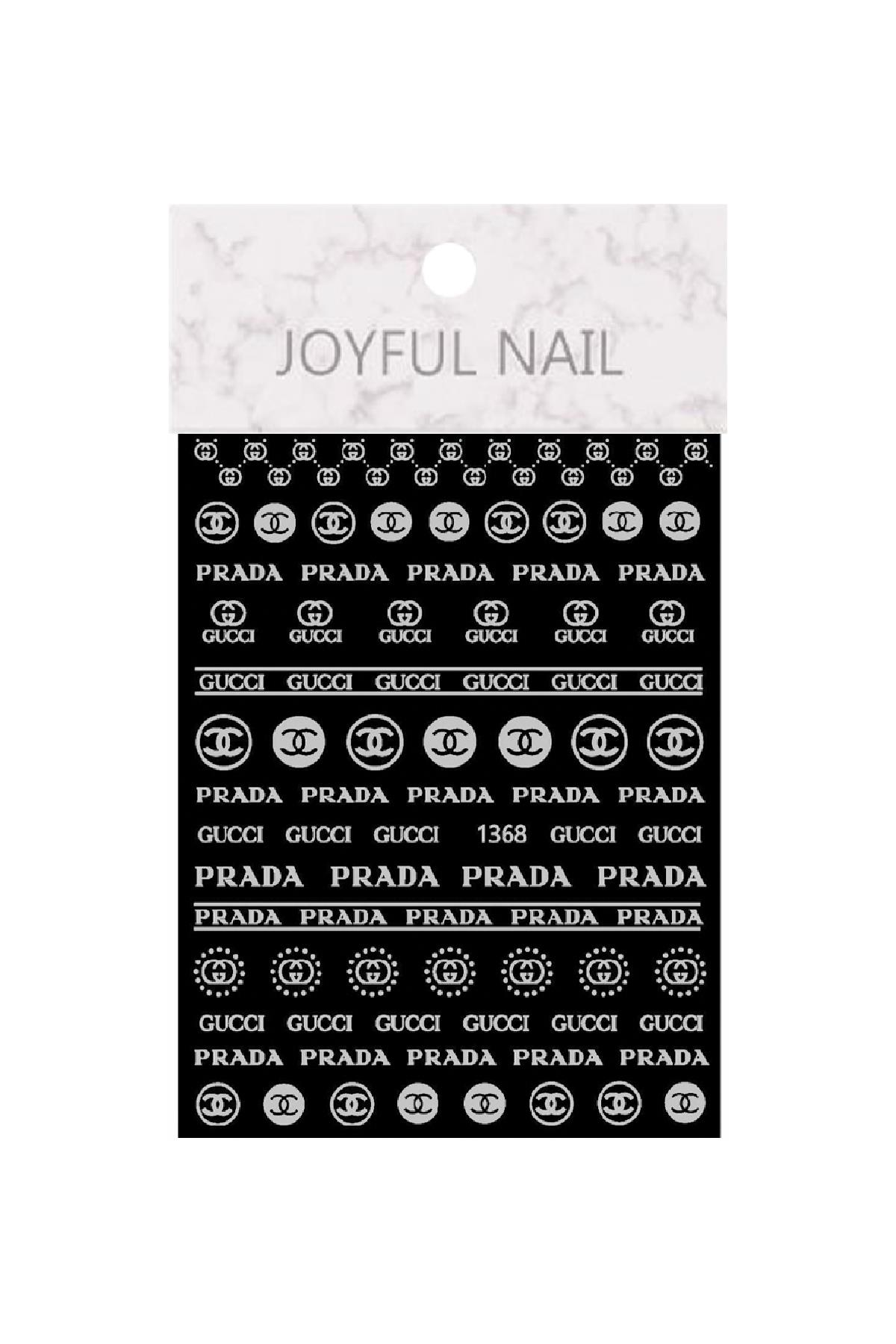 MOZIUR Tırnak Süsleme Etiketi Nail 1368