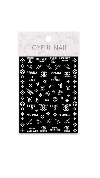 MOZIUR Tırnak Süsleme Etiketi Nail 1369