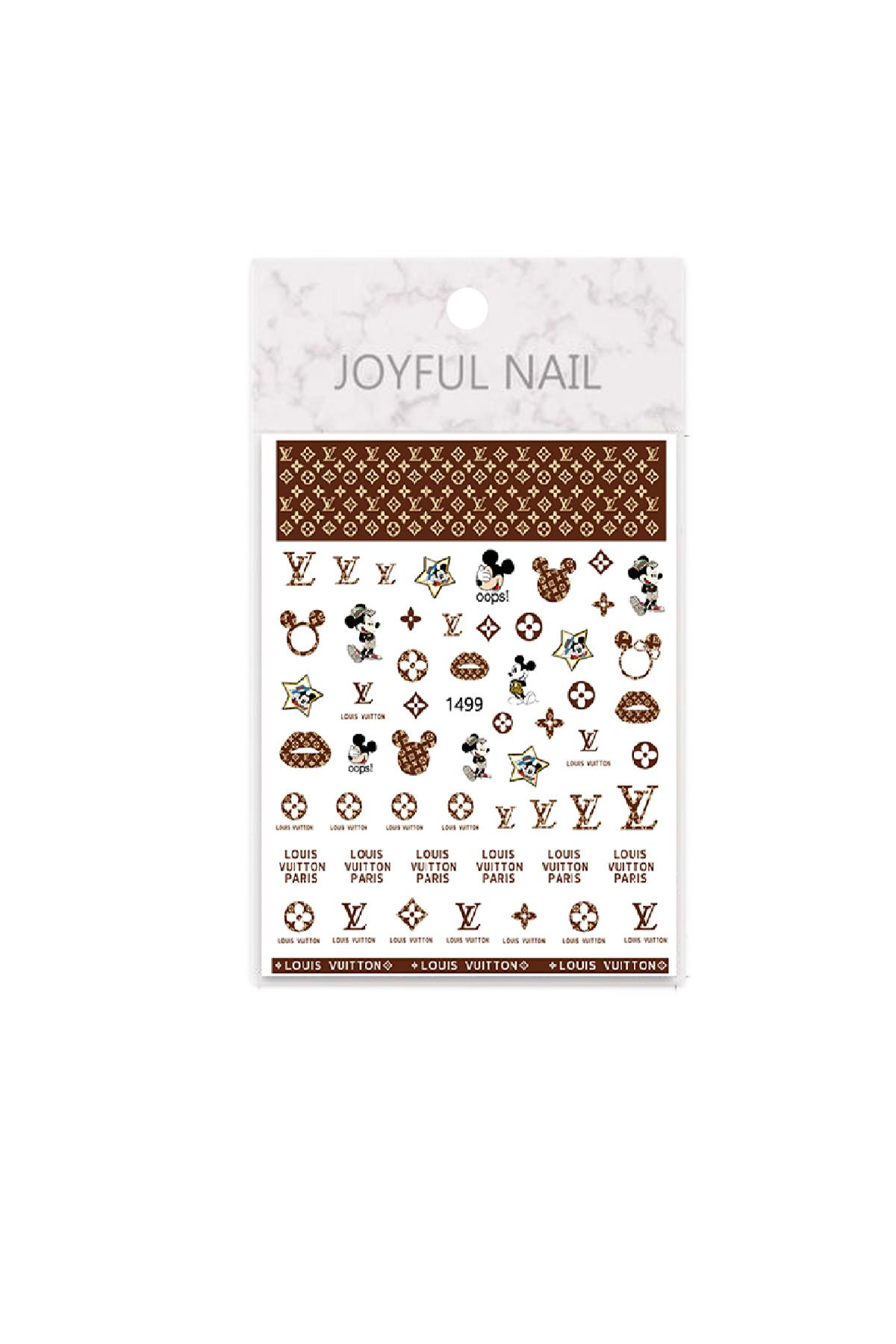MOZIUR Tırnak Süsleme Etiketi Nail 1499