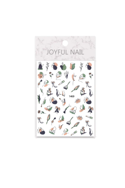 MOZIUR Tırnak Süsleme Etiketi Nail 1469