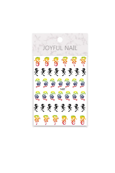 MOZIUR Tırnak Süsleme Etiketi Nail 1407