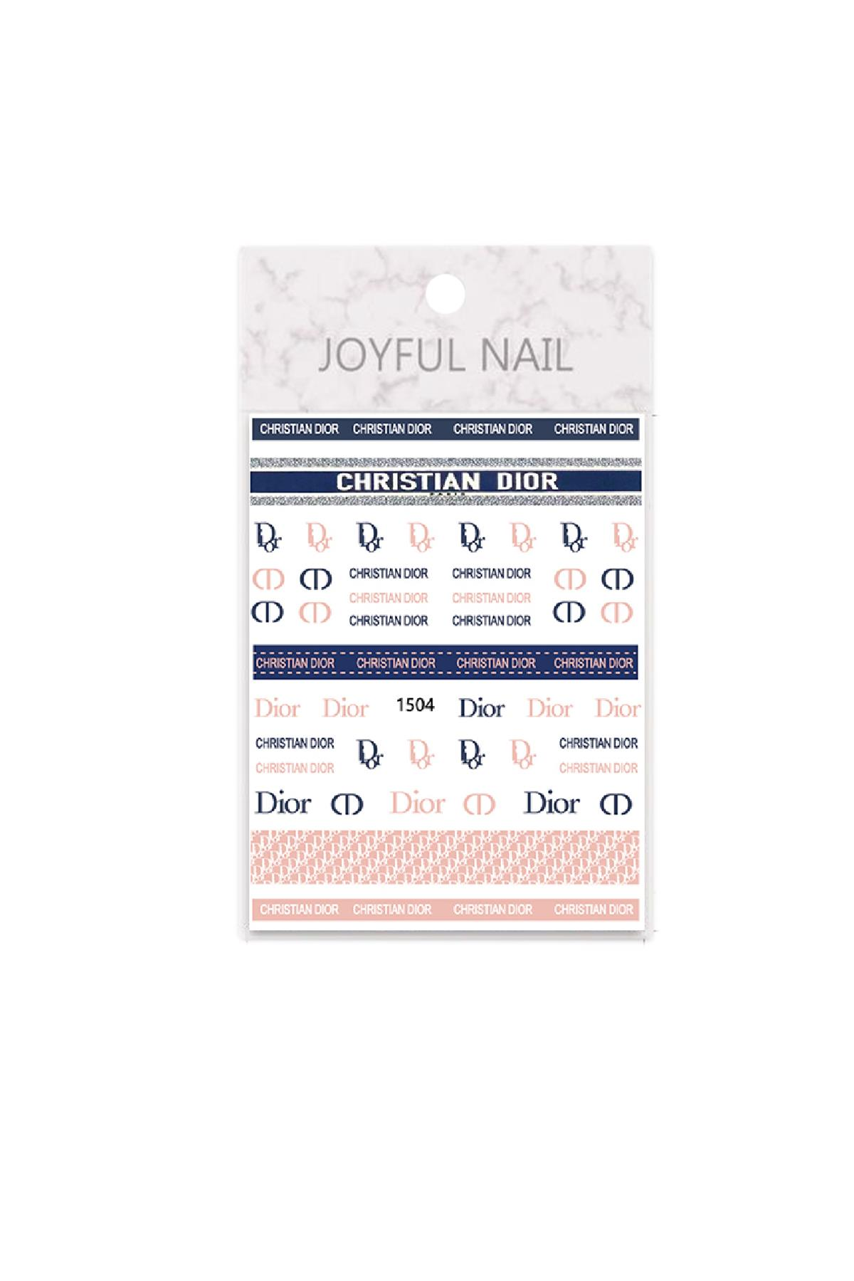 MOZIUR Tırnak Süsleme Etiketi Nail 1504