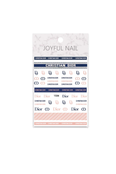 MOZIUR Tırnak Süsleme Etiketi Nail 1504