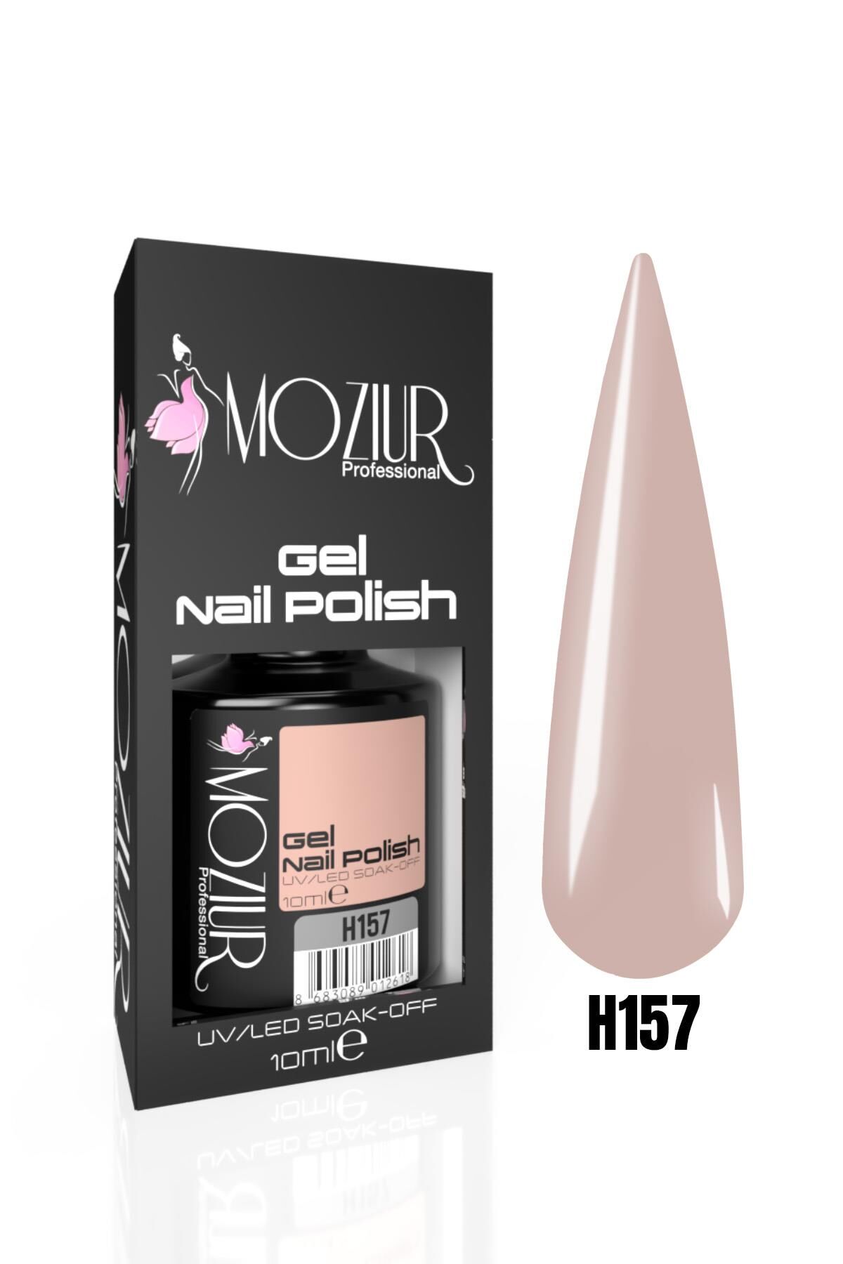 MOZIUR Kalıcı Oje UV LED 10ml H157