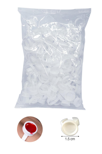 MOZIUR Microblading Kalıcı Makyaj Yüzük Çeşitleri 100 Adet Y1