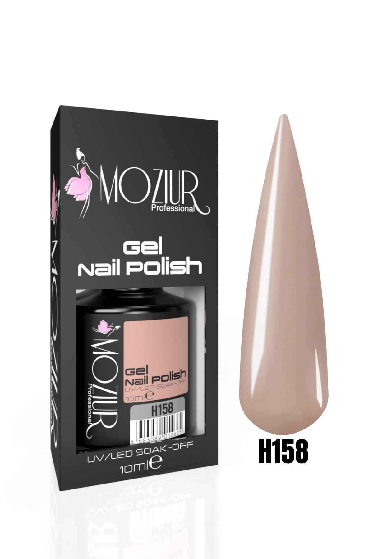 MOZIUR Kalıcı Oje UV LED 10ml H158