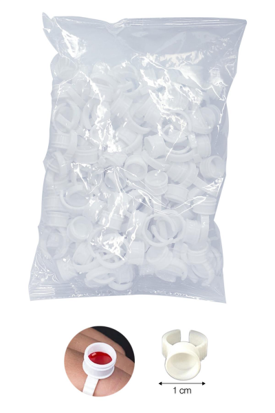 MOZIUR Microblading Kalıcı Makyaj Yüzük Çeşitleri 100 Adet Y3