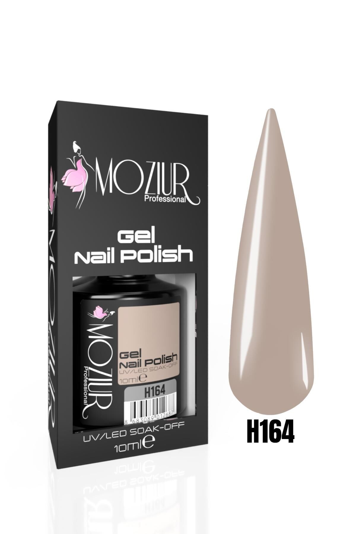 MOZIUR Kalıcı Oje UV LED 10ml H164