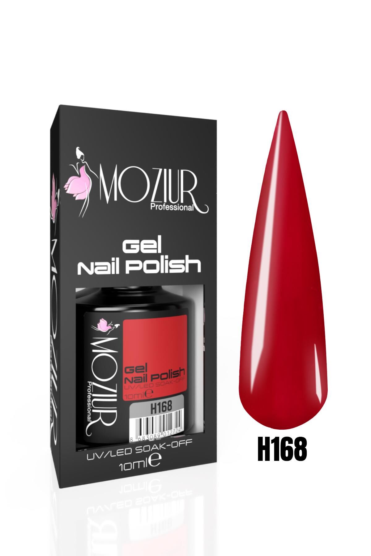 MOZIUR Kalıcı Oje UV LED 10ml H168
