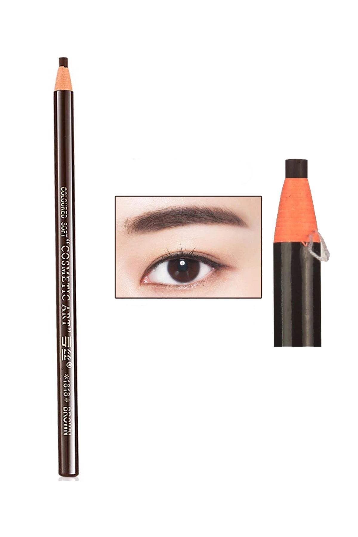 MOZIUR Microblading İpli Kaş Tasarım İşaretleme Kalemi Dark Brown