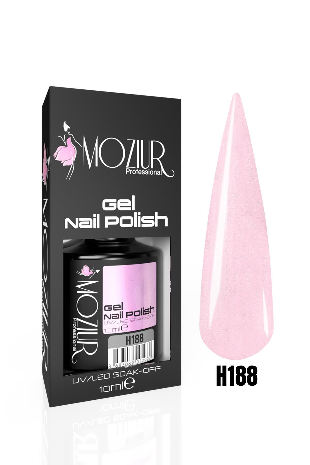 MOZIUR Kalıcı Oje UV LED 10ml H188