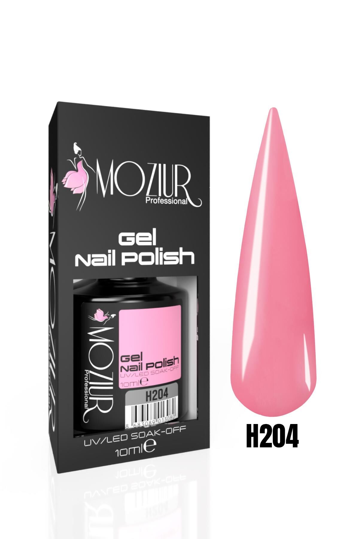 MOZIUR Kalıcı Oje UV LED 10ml H204