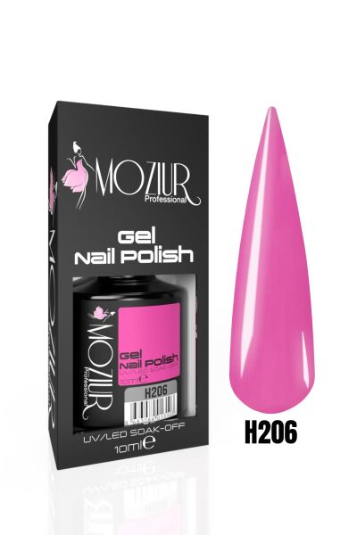 MOZIUR Kalıcı Oje UV LED 10ml H206