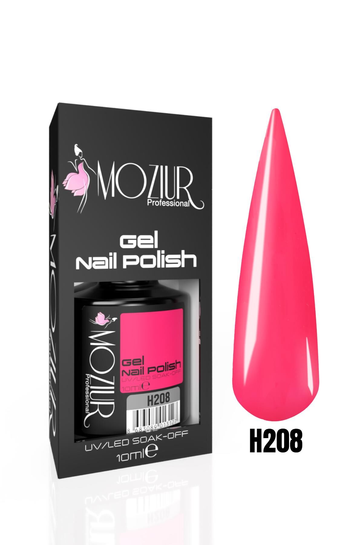 MOZIUR Kalıcı Oje UV LED 10ml H208
