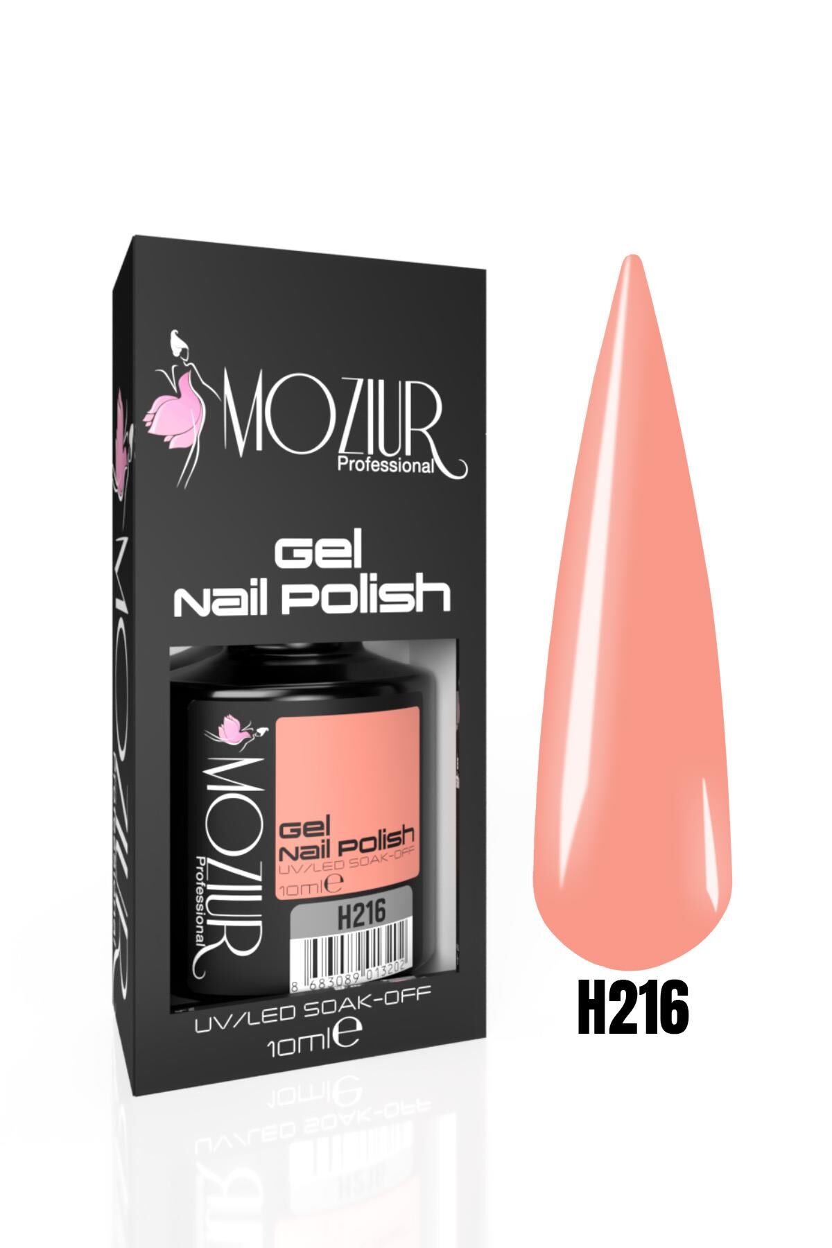 MOZIUR Kalıcı Oje UV LED 10ml H216