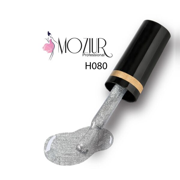 MOZIUR Simli Seri UV Led Kalıcı Oje 10ml H080