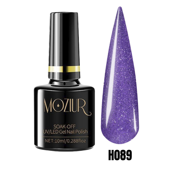 MOZIUR Simli Seri UV Led Kalıcı Oje 10ml H089