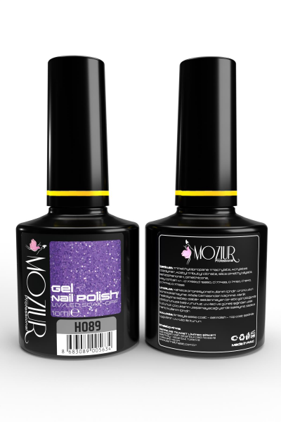 MOZIUR Simli Seri UV Led Kalıcı Oje 10ml H089
