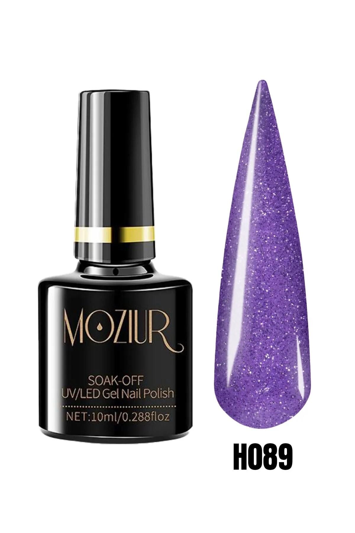 MOZIUR Simli Seri UV Led Kalıcı Oje 10ml H089