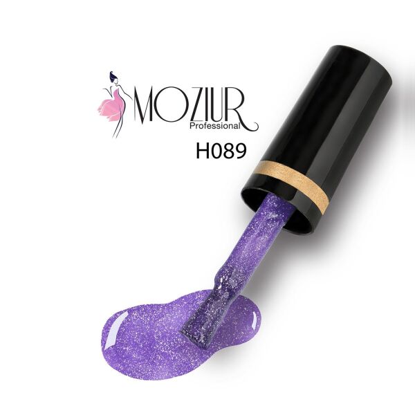 MOZIUR Simli Seri UV Led Kalıcı Oje 10ml H089