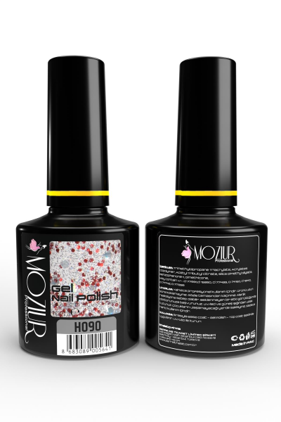 MOZIUR Simli Seri UV Led Kalıcı Oje 10ml H090