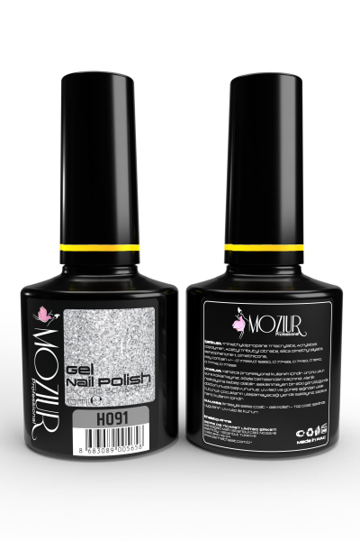 MOZIUR Simli Seri UV Led Kalıcı Oje 10ml H091