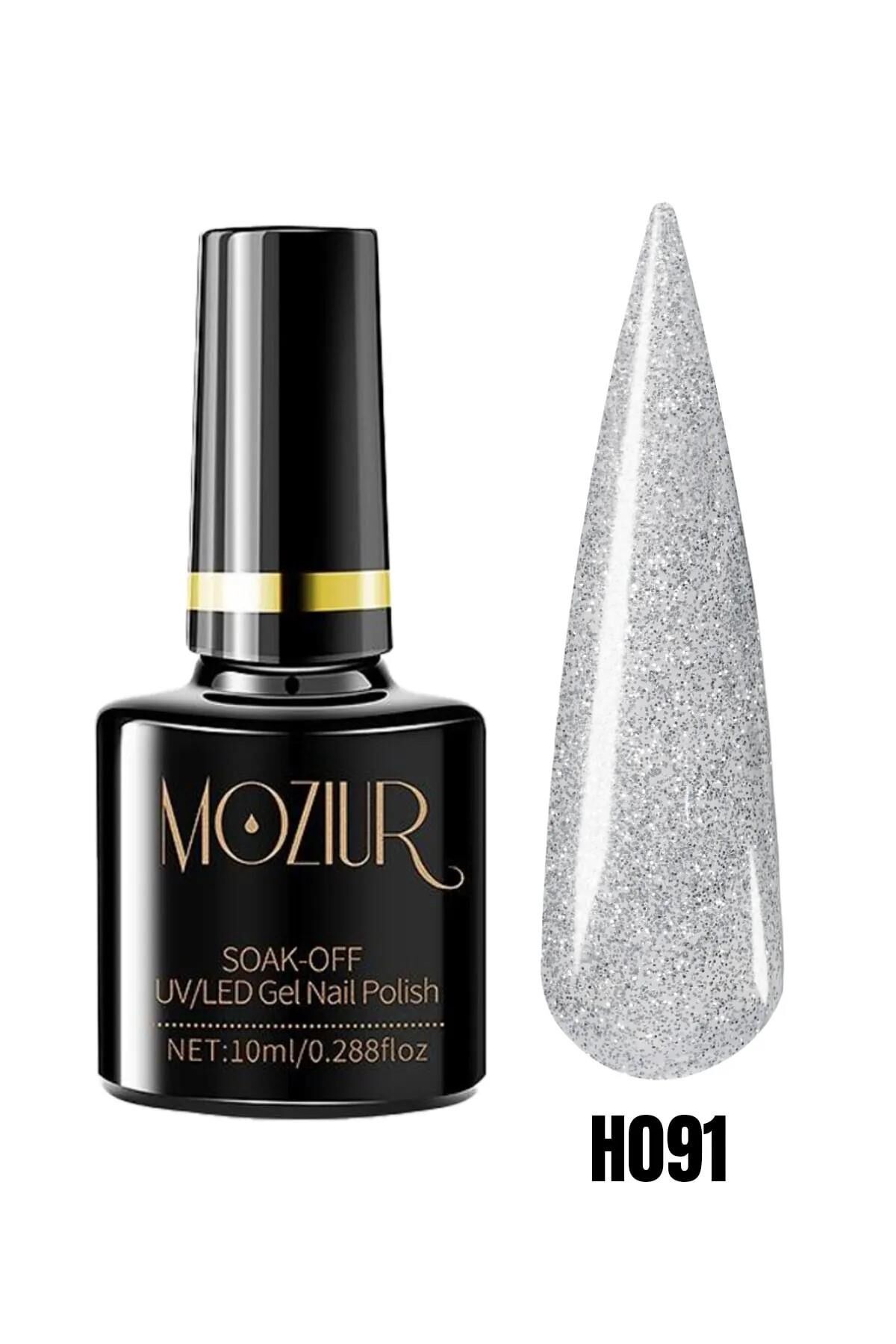 MOZIUR Simli Seri UV Led Kalıcı Oje 10ml H091