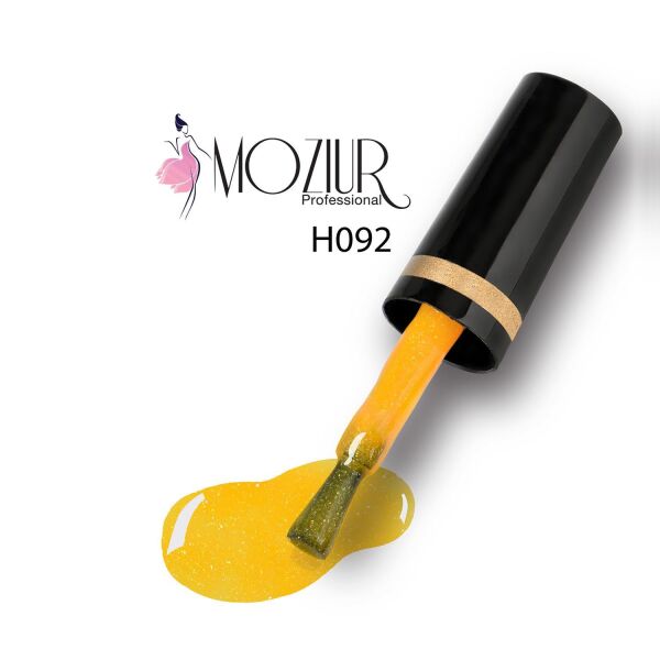 MOZIUR Simli Seri UV Led Kalıcı Oje 10ml H092