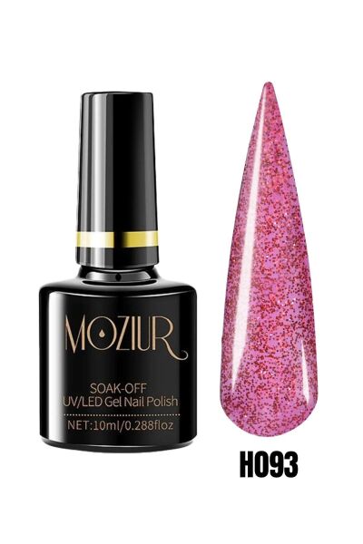 MOZIUR Simli Seri UV Led Kalıcı Oje 10ml H093