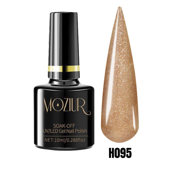 MOZIUR Simli Seri UV Led Kalıcı Oje 10ml H095
