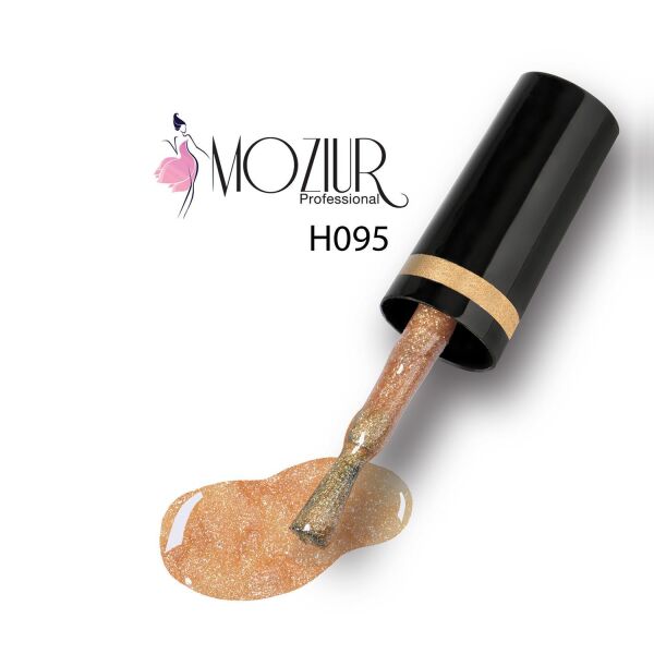 MOZIUR Simli Seri UV Led Kalıcı Oje 10ml H095