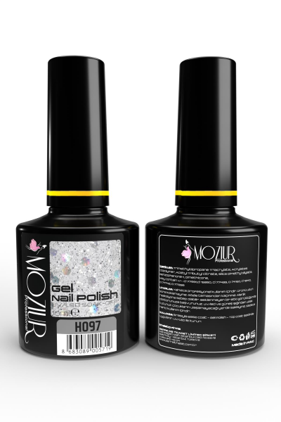 MOZIUR Simli Seri UV Led Kalıcı Oje 10ml H097